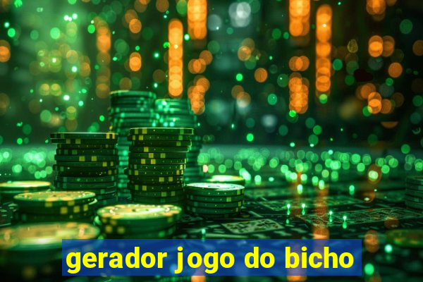 gerador jogo do bicho